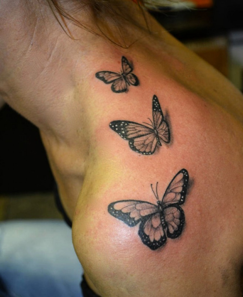 Butterfly Tattoo Pictures - Westend Tattoo & Piercing Wien